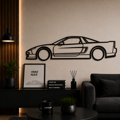 1992 NSX Siluetă Auto Minimalistă