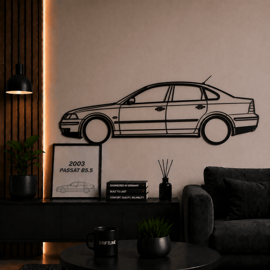 2003 Passat B5.5 Siluetă Auto Minimalistă