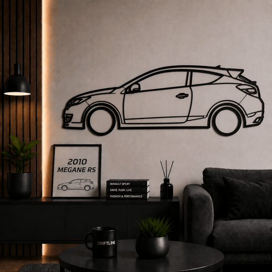 2010 Megane RS Siluetă Auto Minimalistă