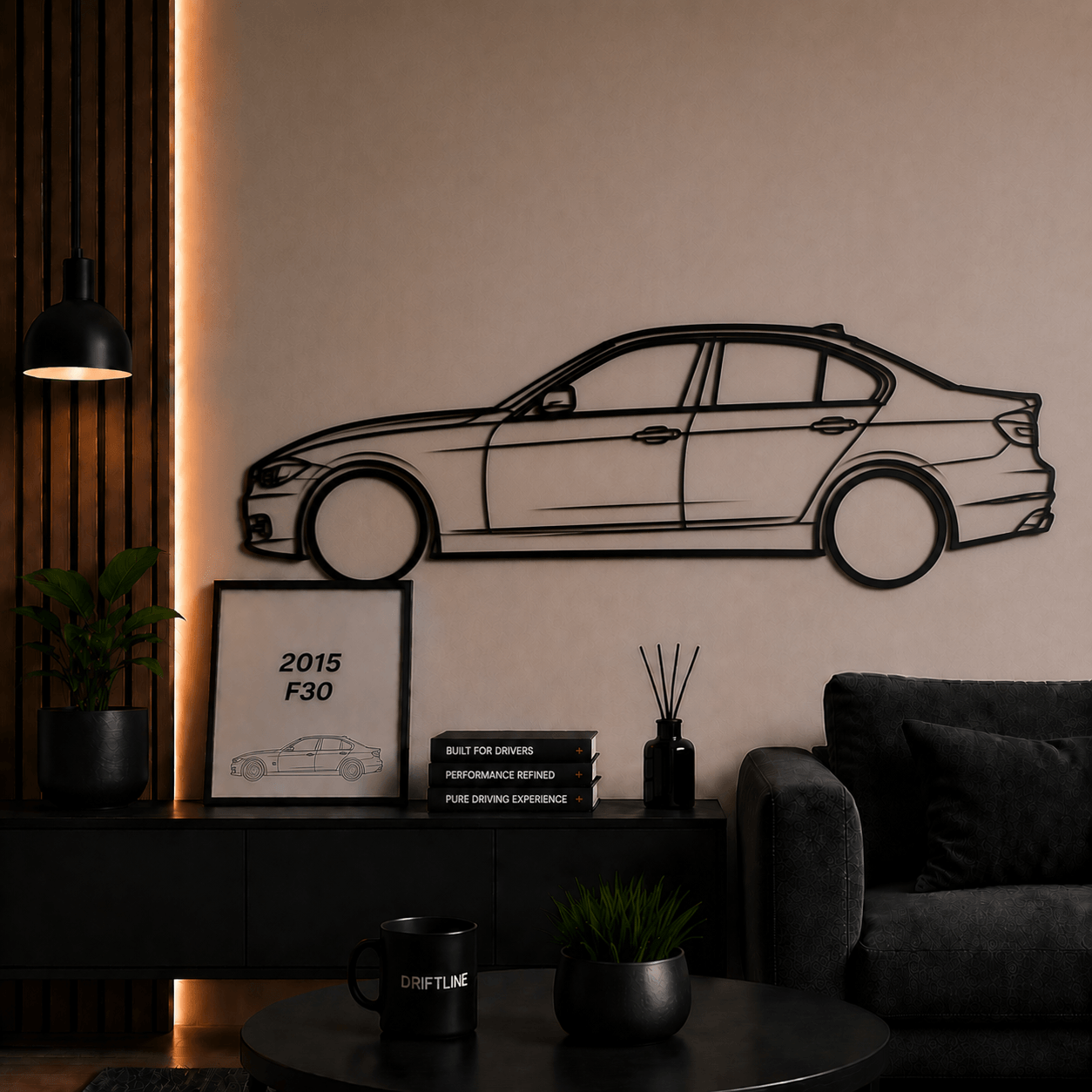 2015 F30 Siluetă Auto Minimalistă