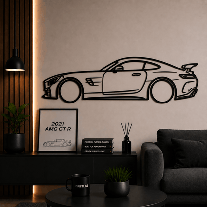 2021 AMG GT R Siluetă Auto Minimalistă