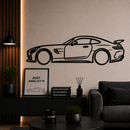 2021 AMG GT R Siluetă Auto Minimalistă