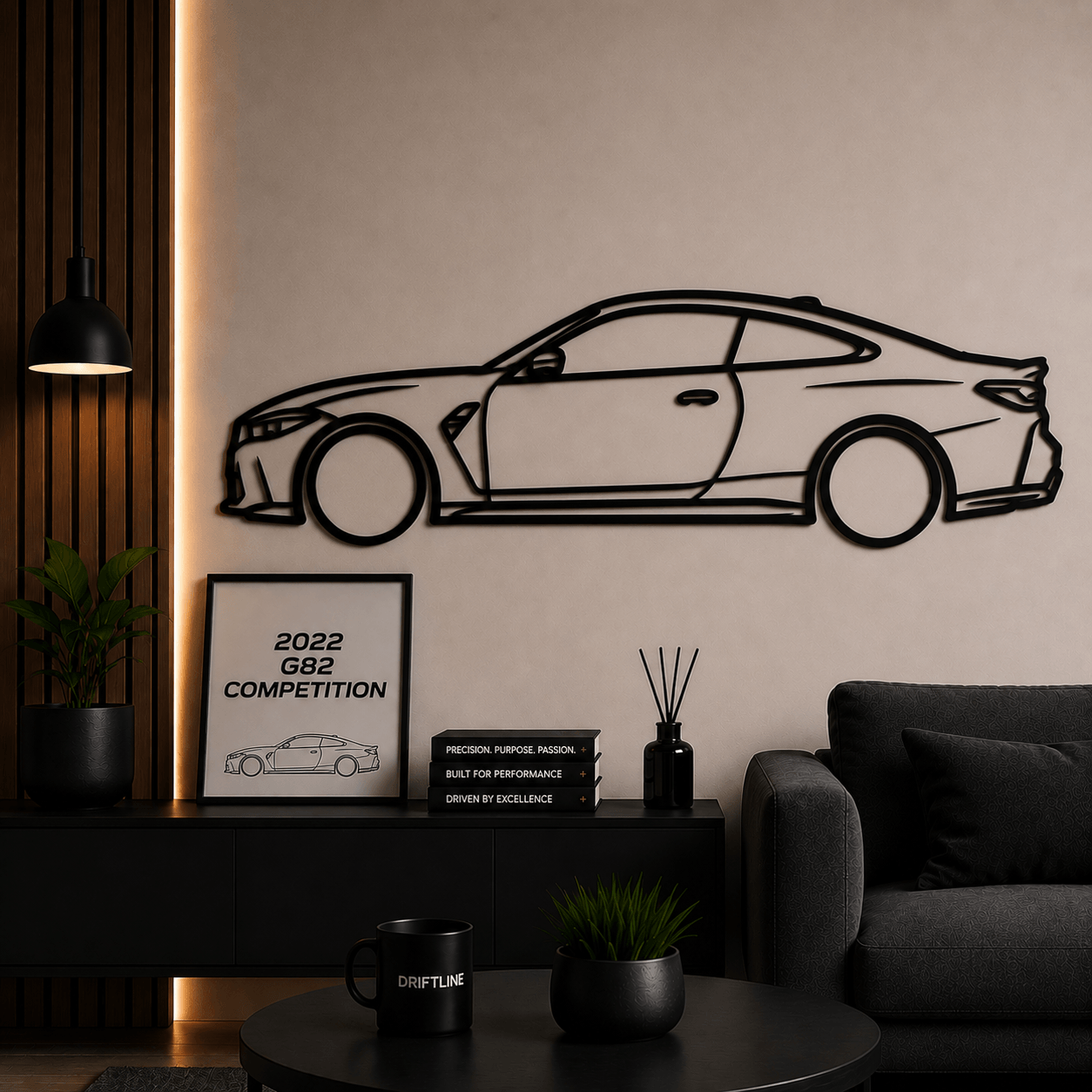 2022 G82 Competition Siluetă Auto Minimalistă