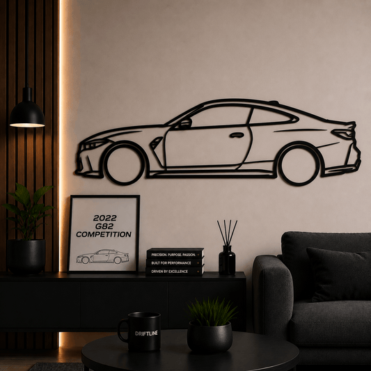 2022 G82 Competition Siluetă Auto Minimalistă