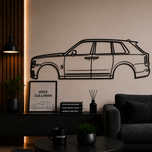 2023 Cullinan Siluetă Auto Minimalistă